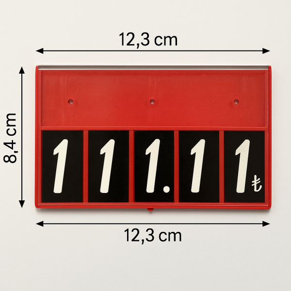 Fiyat Kaseti 12,5*80 (10 Lu Paket)
