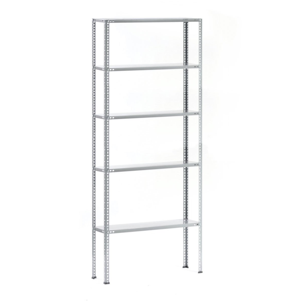 Depo Rafı Cıvatalı Çelik Raf Sistemi 5 Katlı 43x75x250 cm