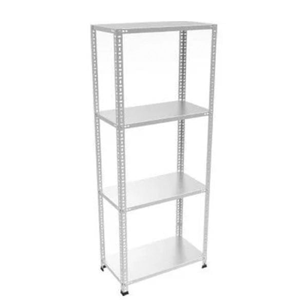 Depo Rafı Cıvatalı Çelik Raf Sistemi 4 Katlı 31x75x250 cm