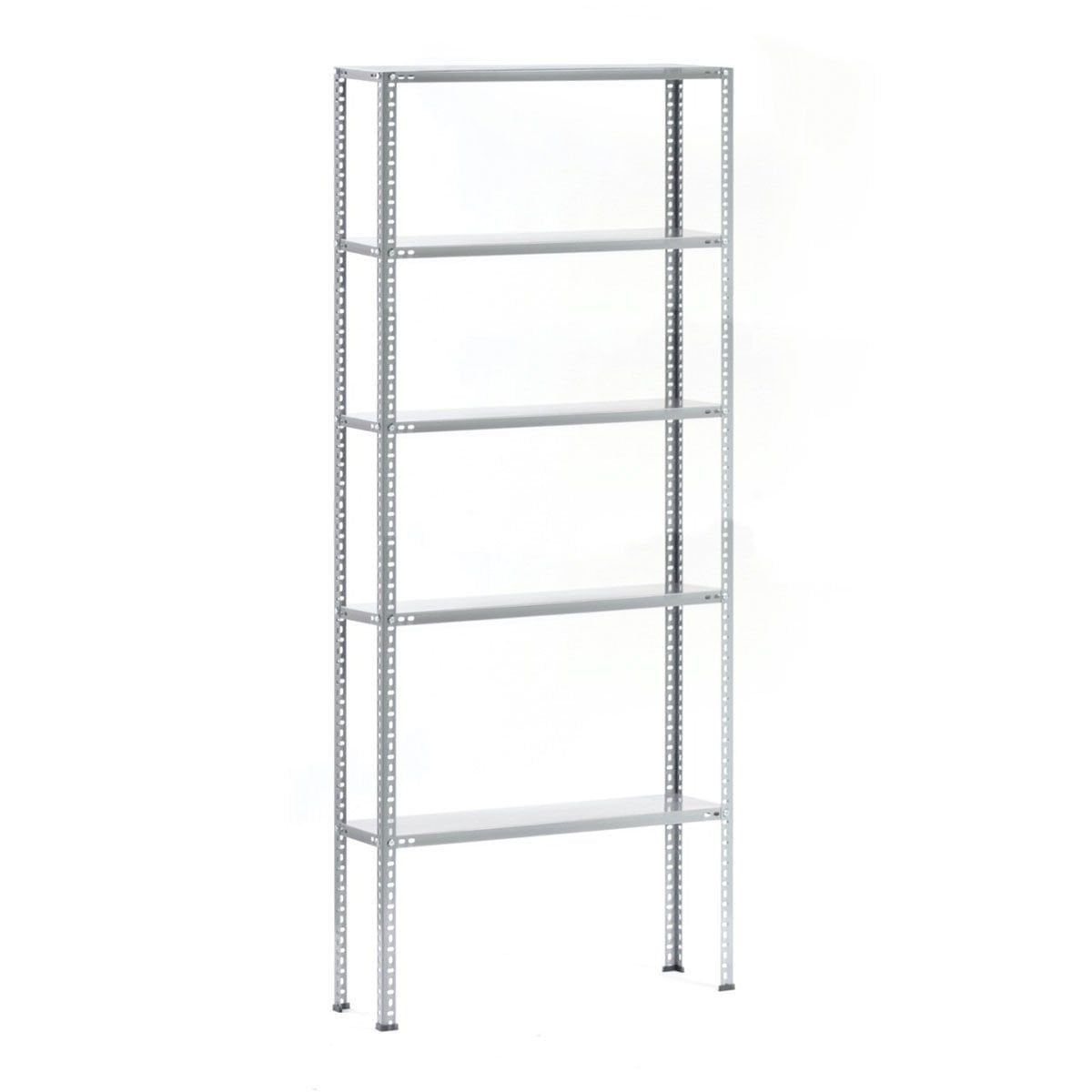 Depo Rafı Cıvatalı Çelik Raf Sistemi 5 Katlı 31x75x250 cm