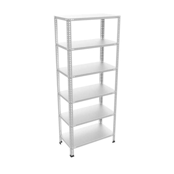 Bolted Steel Shelving Unit 59×93×250 cm (6 Tiers)