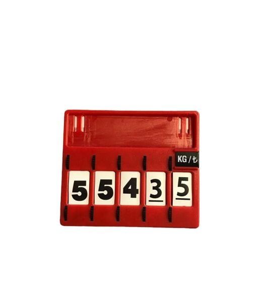 Makaralı Fiyat Kaseti 10'lu Paket Kırmızı