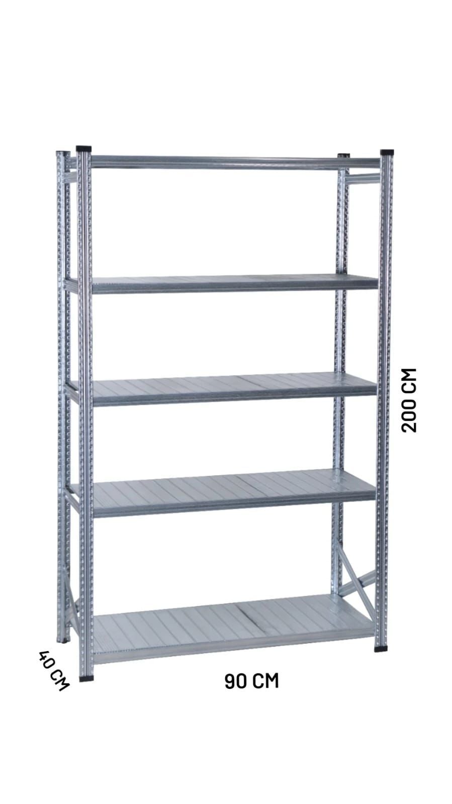 GALVANİZ RACK ÜNİTE 40X200 CM 5 KATLI 900mm