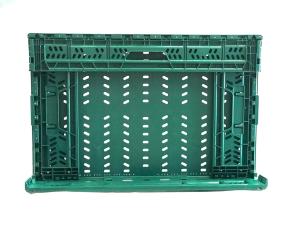 60x40x12 cm Katlanır Plastik Kasa - Delikli