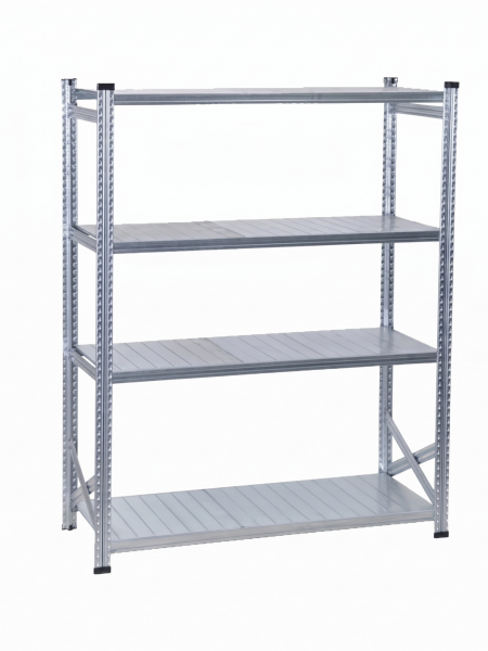 Galvaniz Rack Ünite 50x200 cm 4 Katlı