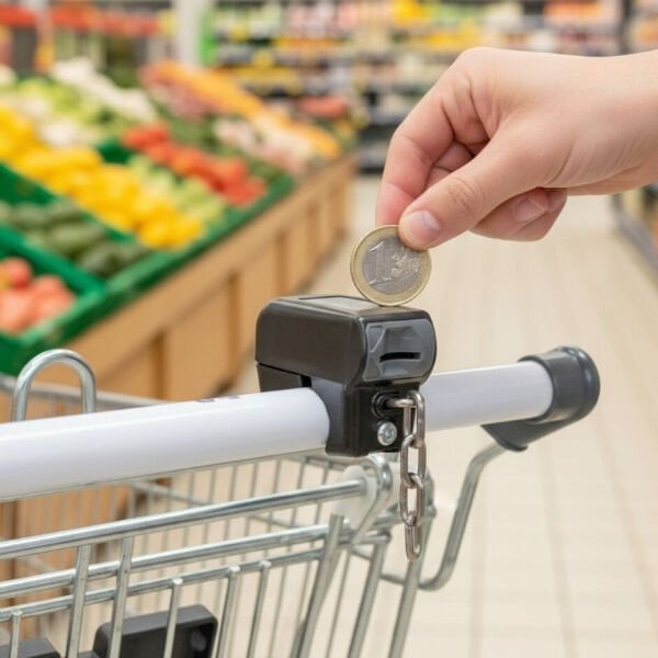Market Arabası Kilit Sistemi