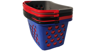 Plastik Alışveriş Sepeti Tek Saplı 25 Litre (5'li Paket)