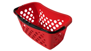 Plastik Alışveriş Sepeti Tek Saplı 25 Litre (5'li Paket)