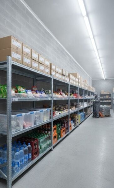 GALVANİZ RACK ÜNİTE 40X250  5 KATLI