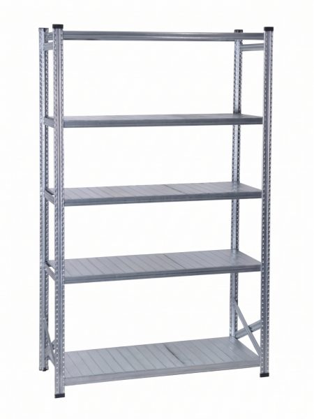 Depo Rafı Galvanizli Raf Sistemi 5 Katlı 50x250 cm