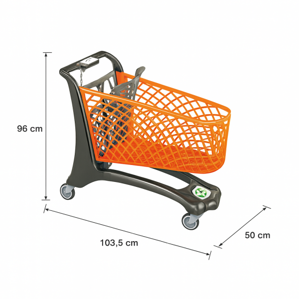 Plastik Market Arabası 110 Lt - City