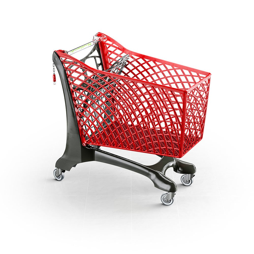 Plastik Market Arabası 210Lt - Duka