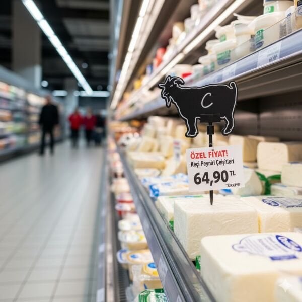 Plastik Saplamalı Keçi Figürlü Fiyatlık (10 Adet)