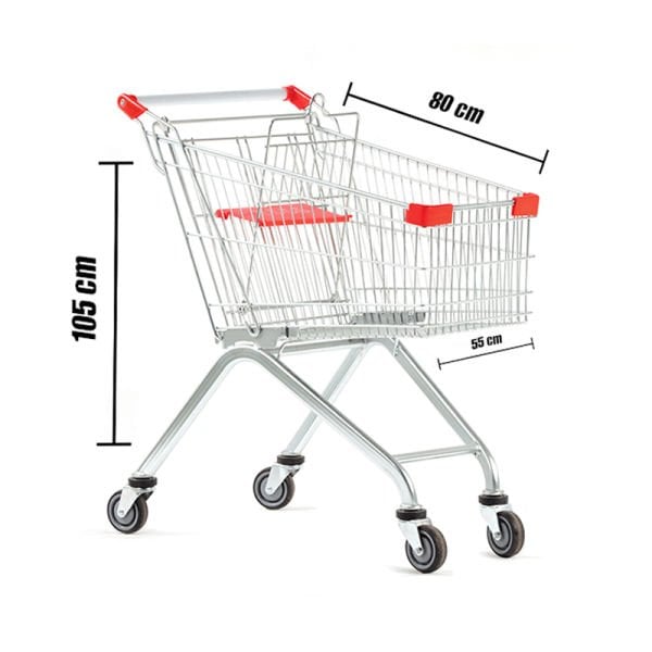 Metal Market Arabası Bebe Setli 100 Lt