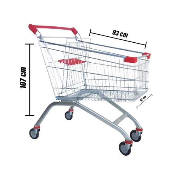Market Arabası Bebe Setli 150 Lt (Metal)