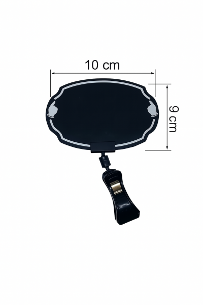 Büyük Mandallı Fiyatlık Elips (10'lu Paket)