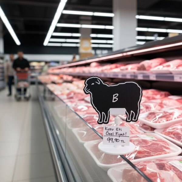 Ayaklı Kuzu Figürlü Fiyatlık (10 Adet)