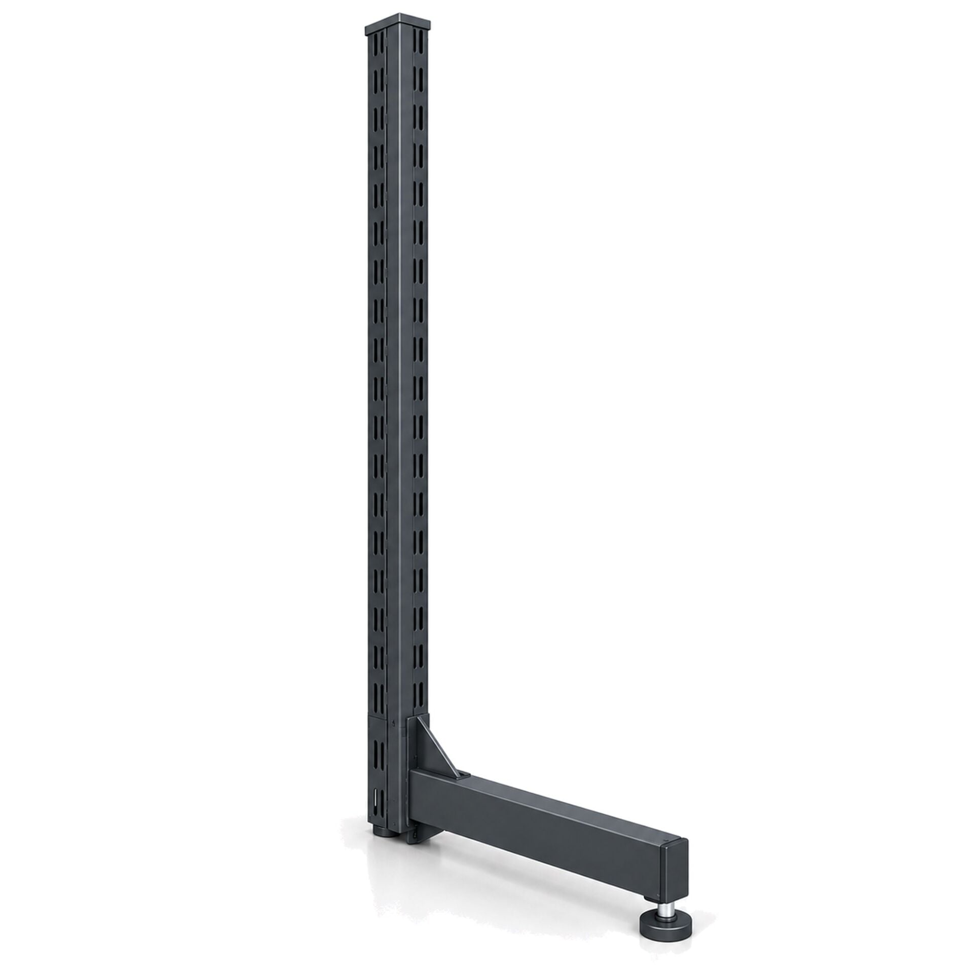 40 cm tekli orta reyon bitim ayak takımı beyaz fonda