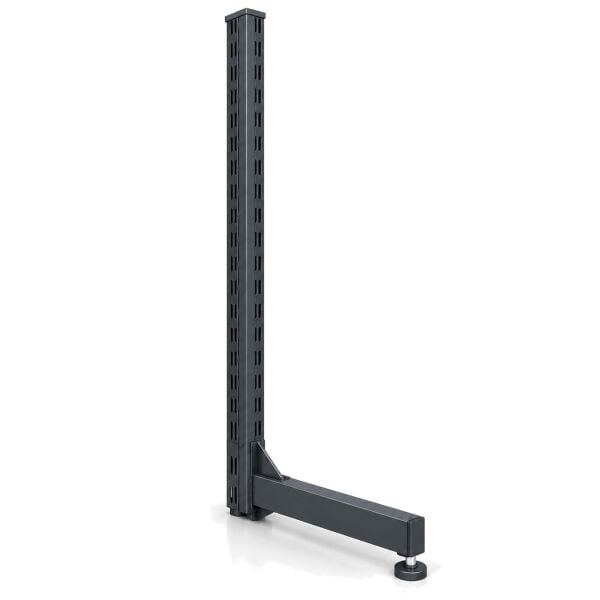 50 cm tekli orta reyon bitim ayak takımı beyaz fonda