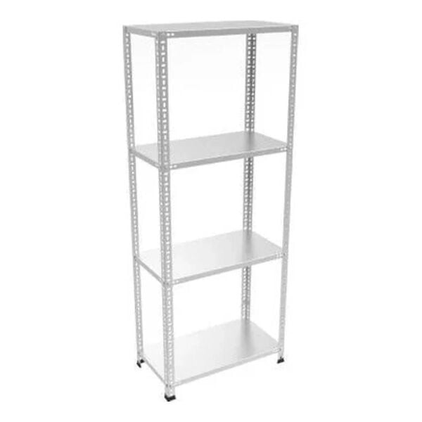 Depo Rafı Cıvatalı Çelik Raf Sistemi 4 Katlı 31x59x250 cm