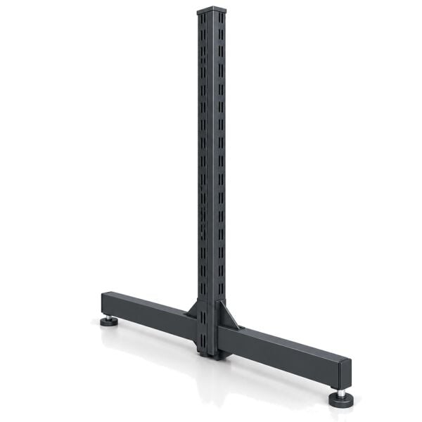 50 cm çiftli orta reyon bitim ayak takımı beyaz fonda