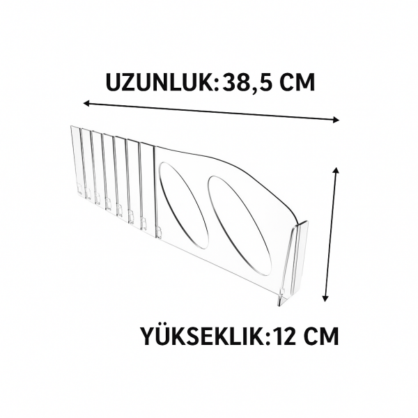 H12 Cm Ara Bölücü Seperatör 10'Lu Paket
