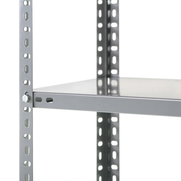 Depo Rafı Cıvatalı Çelik Raf Sistemi 4 Katlı 43x75x250 cm