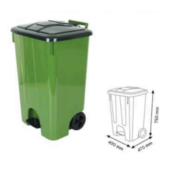 Plastik Çöp Kovaları KOD ÇK 85 Litre