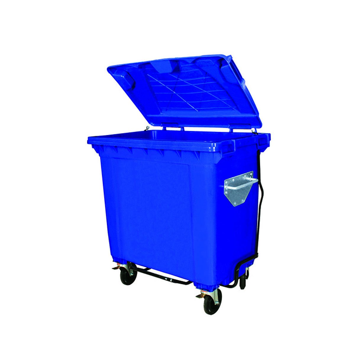 660 Litre Pedallı Plastik Çöp Kovası