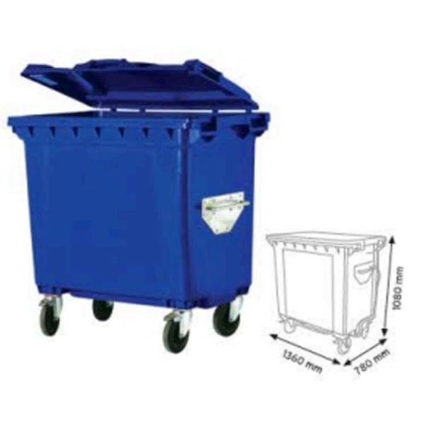 Plastik Çöp Kovaları KOD ÇK 660 Litre