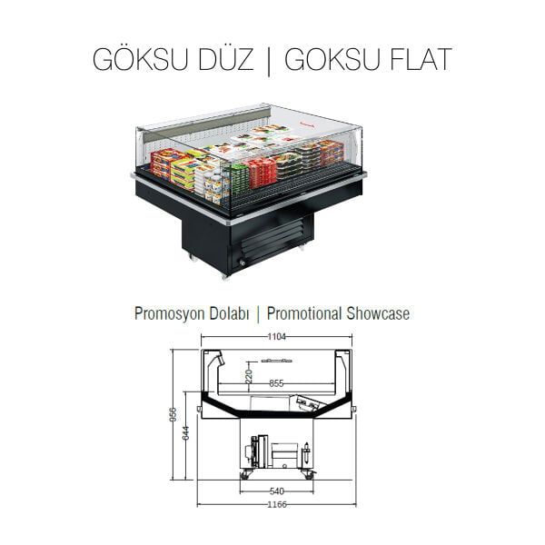 Göksu Düz Açık Havuz Tipi Dolap