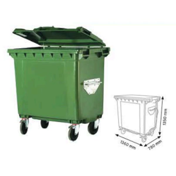 Plastik Çöp Kovaları KOD ÇK 770 Litre