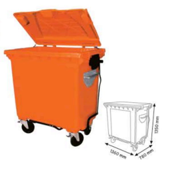 Plastik Çöp Kovaları KOD ÇK 770 Litre Pedallı