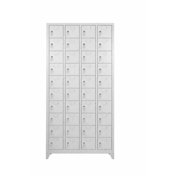 40 Gözlü Telefon ve Emanet Dolabı 80x25x175 cm Anahtarlı