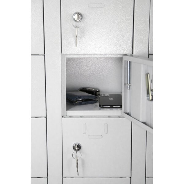 40 Gözlü Telefon ve Emanet Dolabı 80x25x175 cm Anahtarlı