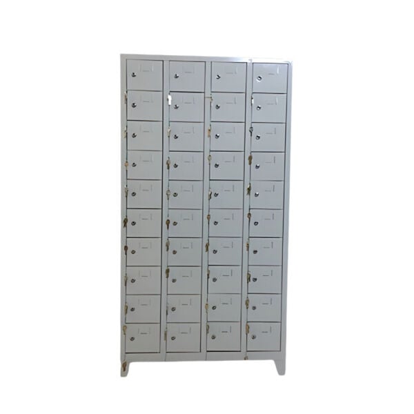 40 Gözlü Telefon ve Emanet Dolabı 80x25x175 cm Anahtarlı