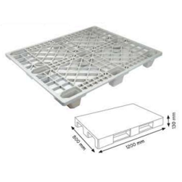 Plastik Palet KOD P80x120 Export Delikli