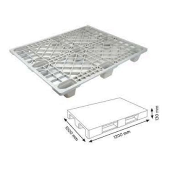 Plastik Palet KOD P100x120 Export Delikli