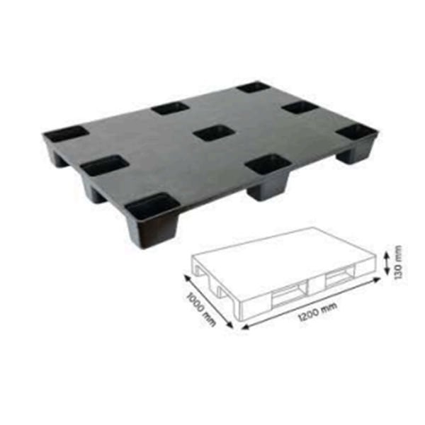 Kunststoffpalette CODE P100x120 Export Perforiert