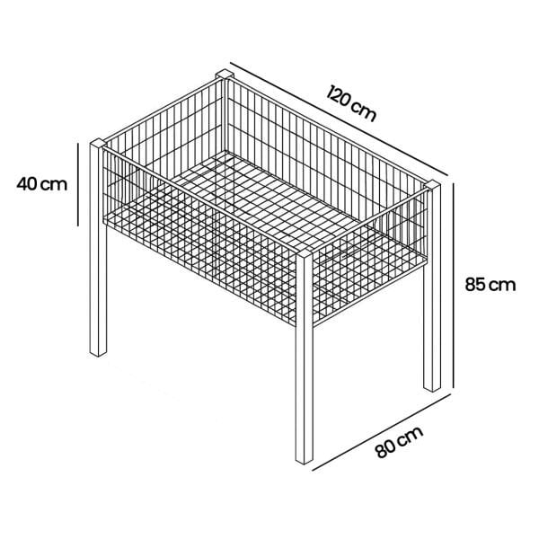 Profil Ayaklı Promosyon Havuzu 80x120 cm - Eko Model