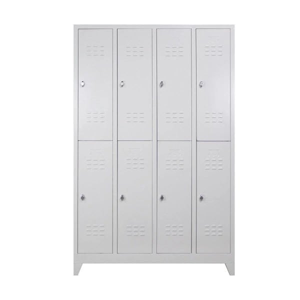 Ekonomik Metal Soyunma Dolabı Sekizli İşçi Dolabı
