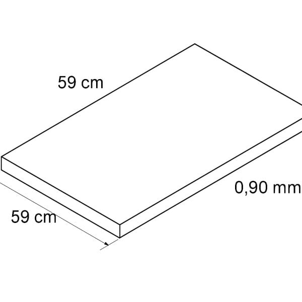 Cıvatalı Çelik Raf Tablası 59x59 cm 0,90 mm 59x75 CM (0,90MM)