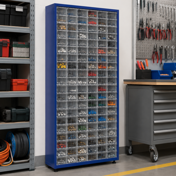 Çekmeceli Tek Yönlü Metal Dolap TMD 120-6