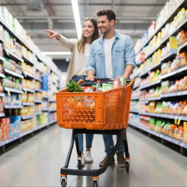 Plastik Market Arabası 150 Litre