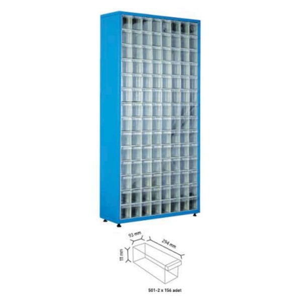 Çekmeceli Tek Yönlü Metal Dolap TMD 501-S