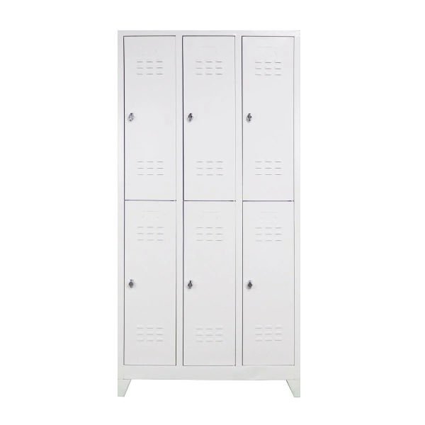 Ekonomik Metal Soyunma Dolabı Altılı İşçi Dolabı