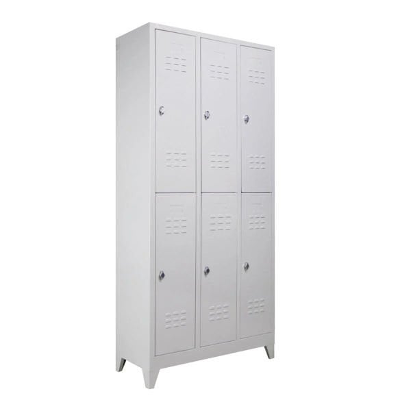Ekonomik Metal Soyunma Dolabı Altılı İşçi Dolabı