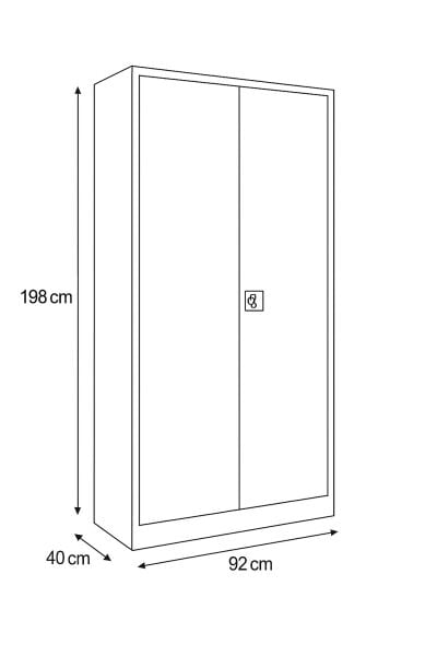 Metal Dosya Dolabı 198' lik