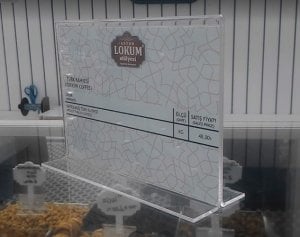 A4 T Tipi Yatay Pleksi Fiyatlık (10'lu Paket)