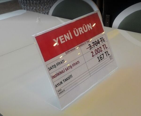 A4 L Tipi Yatay Föylük (10'lu Paket)